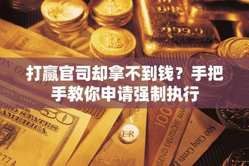 北京打赢官司却拿不到钱？手把手教你申请强制执行