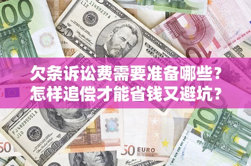 北京欠条诉讼费需要准备哪些？怎样追偿才能省钱又避坑？