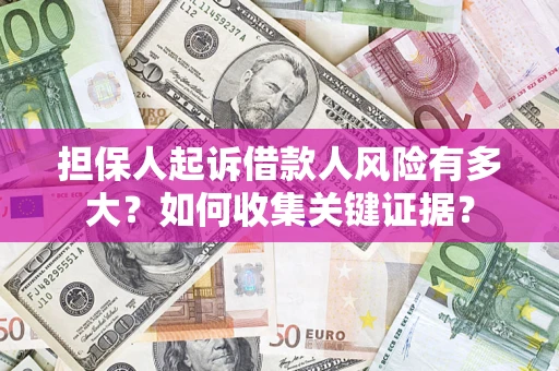 北京担保人起诉借款人风险有多大？如何收集关键证据？