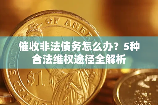 北京催收非法债务怎么办？5种合法维权途径全解析